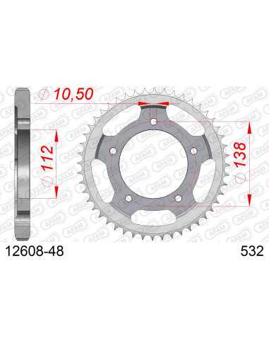 Kit chaîne acier YAMAHA YZF 600 R6 1999-2002   