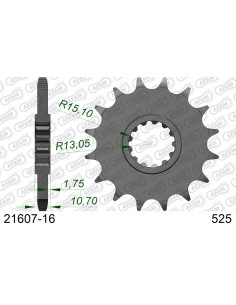 Kit chaîne acier YAMAHA XSR 900 2022    2