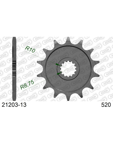 Kit chaîne alu YAMAHA DT 200 WR 1991-1997   