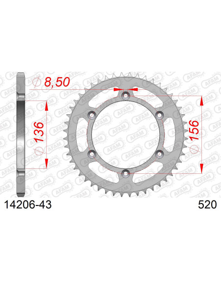 Kit chaîne acier SUZUKI DR 250 SE 1993-1995   