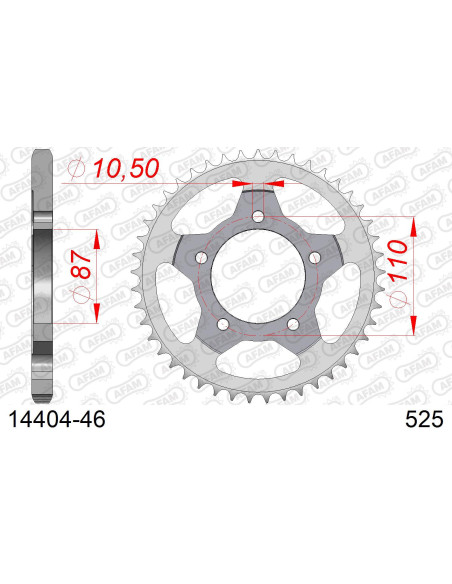 Kit chaîne acier SUZUKI GSX 400 XS IMPULSE 1988-1993   