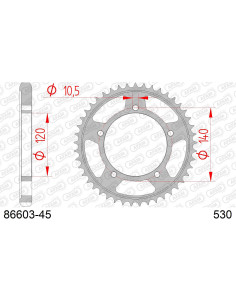 Kit chaîne acier RUB SUZUKI GSF 1200 N 2006    2