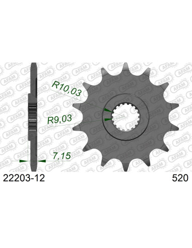 Kit chaîne alu SUZUKI RM 125 2004-2005   