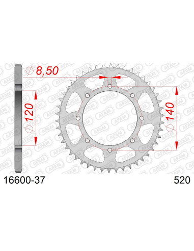 Kit chaîne acier KAWA W 800 STREET-CAFE 2019-2022   