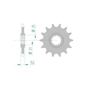 Kit chaine DID  ALU HUSQVARNA TE 510 1989 à 1989