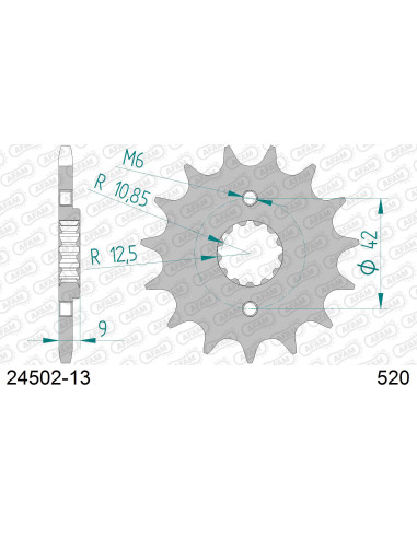 Kit chaîne alu KAWASAKI KLX 250 S 2006-2014   