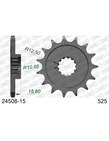 Kit chaîne alu KAWASAKI ZX6 R 1998-2001   