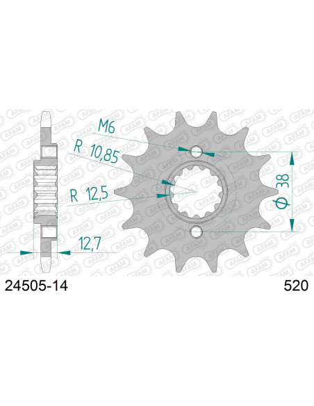 Kit chaîne alu KAWASAKI KLX 650 R D1-D6 1993-2001   