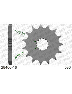 Kit chaîne alu KAWASAKI ZXR 750 1993-1995    2