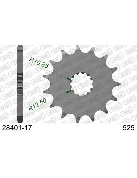 Kit chaîne alu KAWASAKI ZX 10 R 2016-2020   
