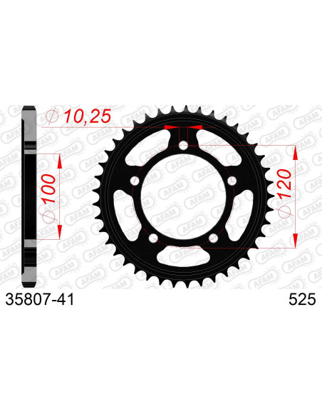 Kit chaîne acier APRILIA RSV4 1100 FACTORY 2019-2022   