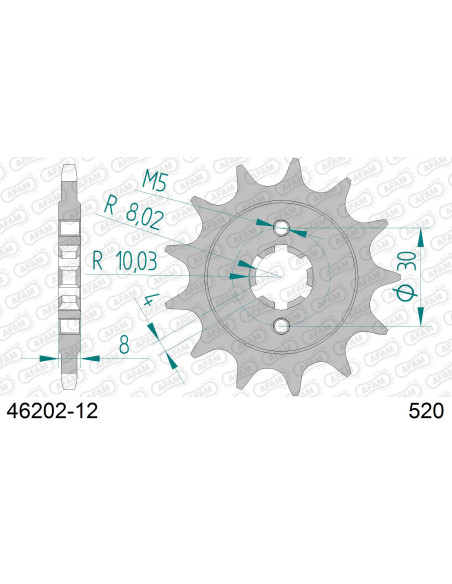 Kit chaîne alu CAGIVA 125 WMX 1989-1992   