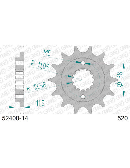 Kit chaîne acier DUCATI 350 SPORT,SS 1992-1994   
