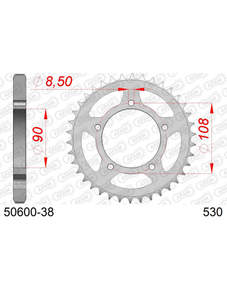 Kit chaîne acier DUCATI MH 900 E 2000-2001   