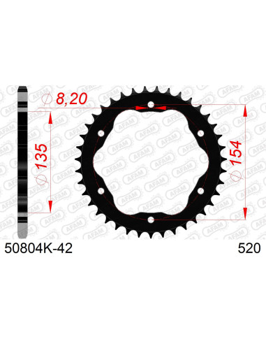 Kit chaîne acier DUC 1000 PANIGALE V4 S RACE 2019-2021   