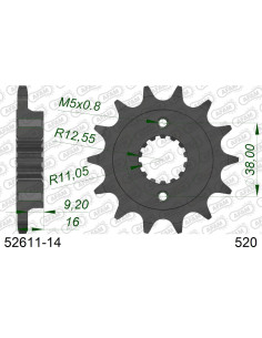 Kit chaîne alu DUC 748 STRADA-SP FOR PCD1 1995-1999    2