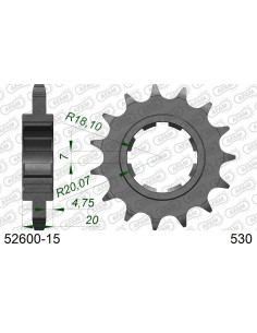 Kit chaîne alu DUCATI 900 REPLICA 1979    2