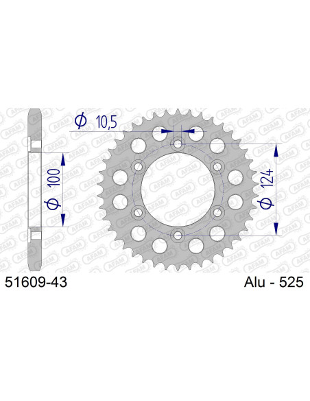 Kit chaîne alu DUCATI 916 ST4 1999-2003   