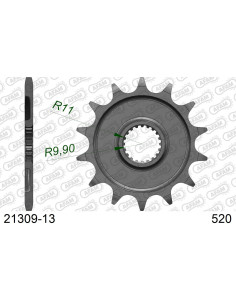 Kit chaîne alu FANTIC XX 125 2021    2