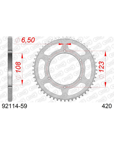 Kit chaîne acier GILERA SMT 50 2018-2020   