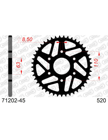 Kit chaîne acier KTM 390 ADVENTURE 2020-2022   