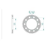 AFAM COURONNE ALU au pas de 520