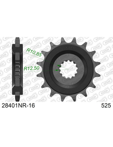 Kit chaîne acier TRIUMPH TIGER 800 XR 2011-2020   