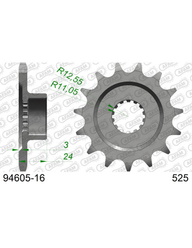 Kit chaîne acier MV TURISMO VELOCE 800 2021-2022   
