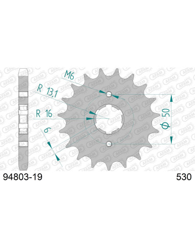 Kit chaîne alu LAVERDA SF 750 1974-1977   
