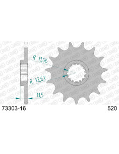 Kit chaîne alu GASGAS SM 700 2022    2