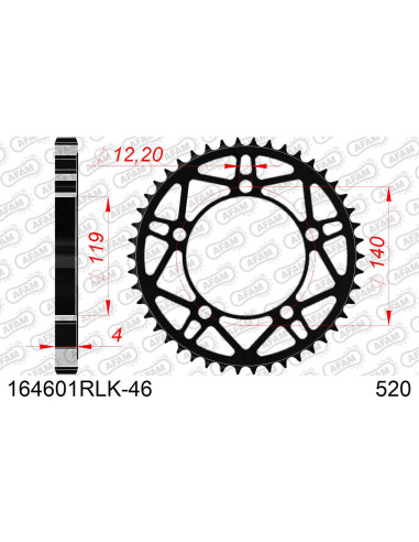Kit chaîne acier BMW M 1000 RR #520 RLK 2021-2022   