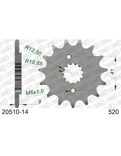 Kit chaîne acier MASH DIRT TRACK 650 2020    2