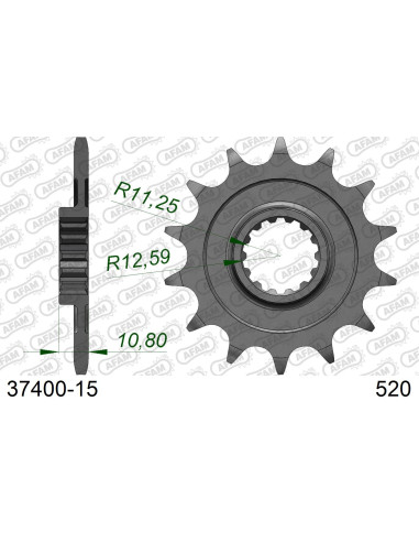 Kit chaîne alu SWM RS 650 R 2016   