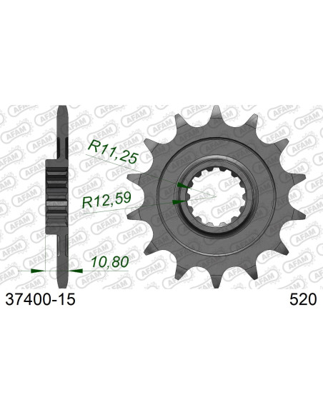 Kit chaîne alu SWM RS 650 R 2016   