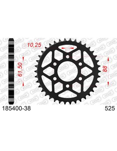 Kit chaîne acier ROYAL ENFIELD 411 HIMALAYAN 2016-2020   