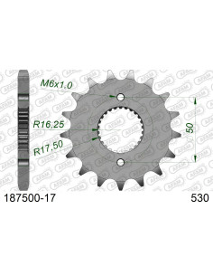 Kit chaîne acier ROYAL ENFIELD 500 CLASSIC 2016-2020    2