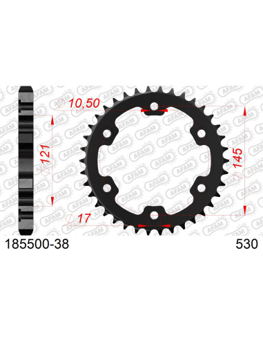Kit chaîne acier ROYAL ENFIELD 500 CLASSIC 2016-2020   