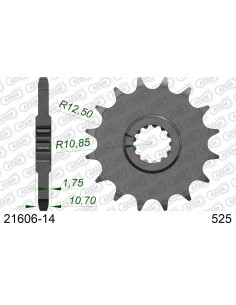 Kit chaîne acier BENELLI 752 S 2018-2021    2