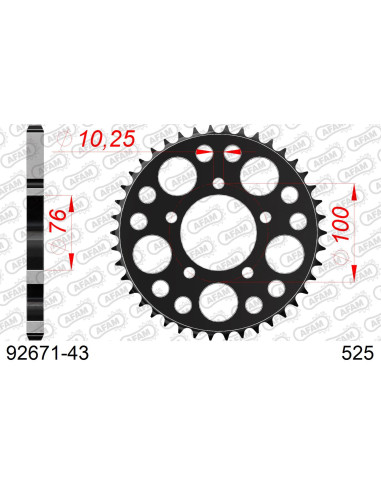 Kit chaîne acier BENELLI 752 S 2018-2021   