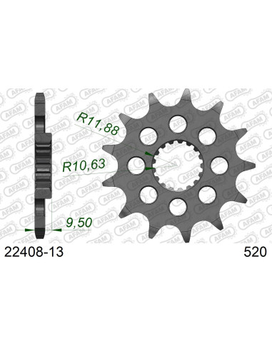 Kit chaîne alu AB SUZUKI RM-Z 450 2015-2023   