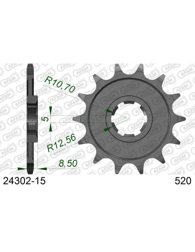 Kit chaîne alu AB HUSQVARNA WR 360 1992-1999   