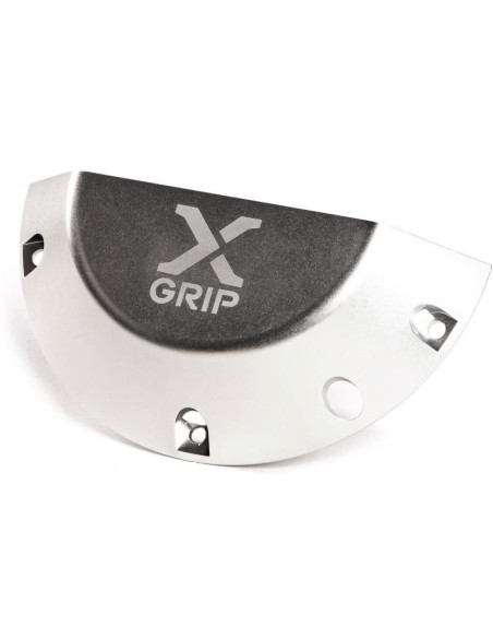 Protection Carter Embrayage Ktm/Hsq - Argent X-Grip 