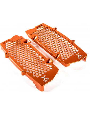 Kit Protection Radiateur Ktm / Hsq Orange '20 X-Grip 