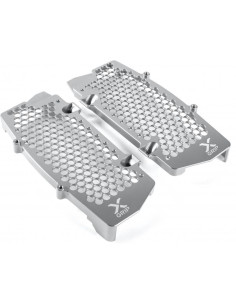 Ensemble De Protections De Radiateur Ktm / Hsq Argent '20 X-Grip