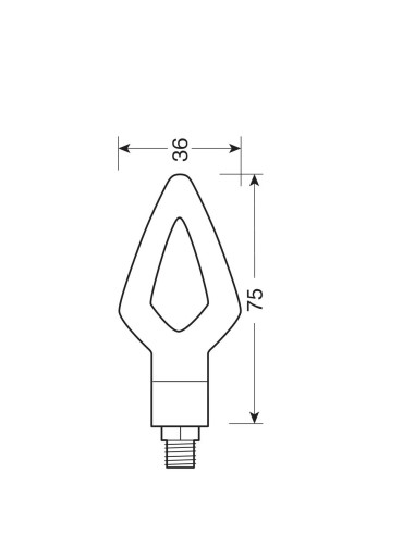 Kier,Clignotants À Led - 12V Led Lampa 