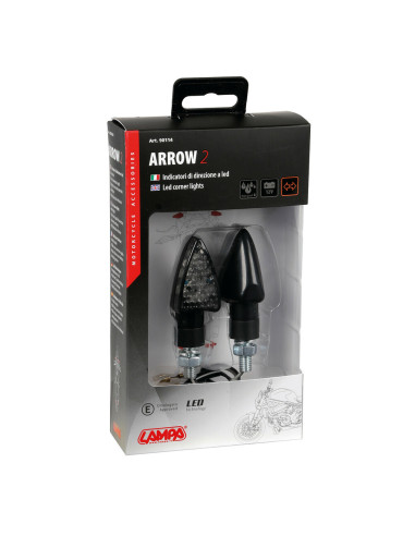 Arrow-2, Clignotants À Led - 12V Led - Noir Lampa 