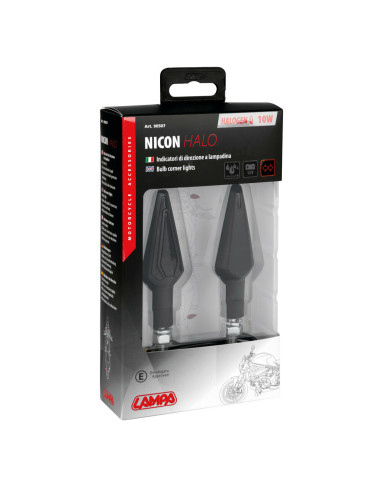 Nicon Halo, Clignotants - 10 W - Noir Lampa 