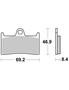 Plaquettes de freins AP RACING 2