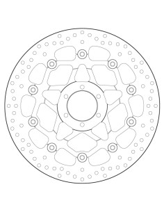 Disque de frein BREMBO Série Oro Flottant - 78B408B8 2