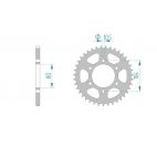 Kit chaine DID  ACIER KAWASAKI ER 6 F ABS   B7F,B8F,B9F,DAF,DBF,DCF,FDS,FEF EX 650 2007 à 2014